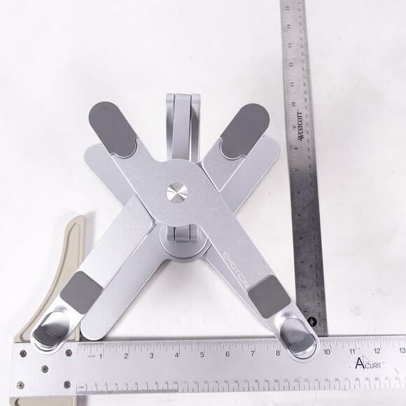 Omoton 360 Rotating Laptop Stand Riser Ergonomic Foldable Computer Desk Holder - Picture 8 of 11